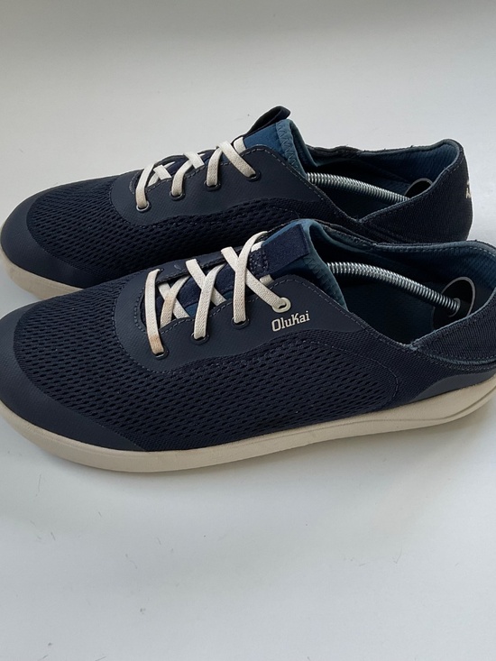 OluKai Men’s Moku Pae Shoes Sz 9.5 Blue Mesh Nautical Gorpcore Boat Sneaker main image 10